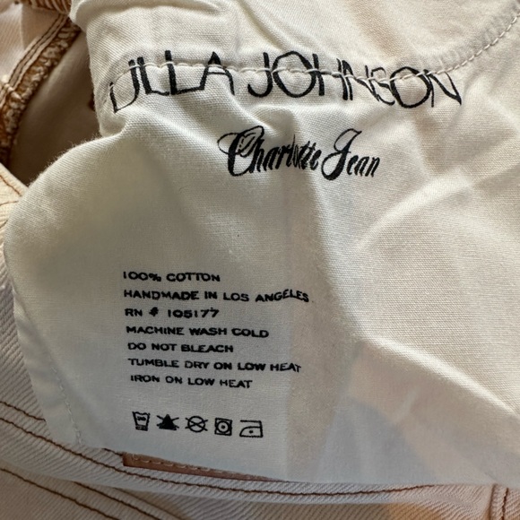 Ulla Johnson Charlotte shorts in Cowrie, size 30, NWT - Picture 8 of 8